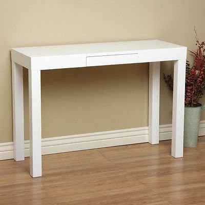 Lachlan Glossy White Sofa Table