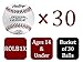 Rawlings Official League Competition Grade Youth Baseballs, Bucket of 30 ROLB1X Balls