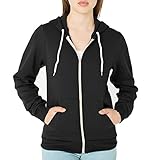 Ladies Girl NEW PLUS SIZE Zip Up Sweatshirt Hooded Hoodie Coat Jacket Top 8-5XL