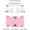 VLikeze Laptop Bed Table, Foldable Portable Lap Standing Desk with Cup Slot, Notebook Stand Breakfast Bed Tray Book…