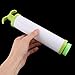uxcell Plastic Compressed Vacuum Space Hand Air Deflation Pump White Green