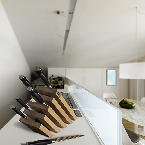 Artelegno-Magnetic-Knife-Block-Solid-Beech-Wood-5-Panel-Luxurious-Italian-Venezia-Collection-by-Master-Craftsmen-Displays-up-to-10-High-End-Knives-Elegantly-Eco-friendly-Natural-with-Black-Accents