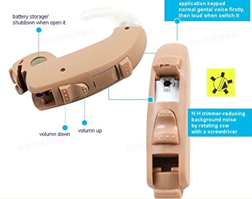 AnHua® SIEMENS TOUCHING High Performance Hearing Personal Sound Amplifier (Automatic Microphone Noise Reduction)