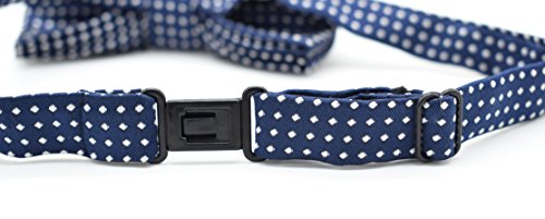 Carahere Handmade Little Boy's Bow Ties M012 Navy Blue