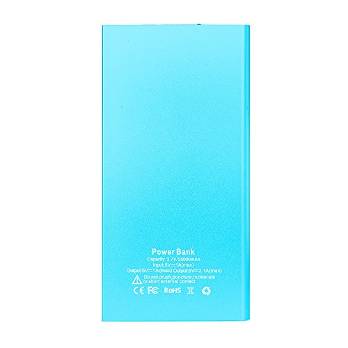 image for Choosebuy Ultrathin 20000mAh USB Output Portable Charger External Batt
