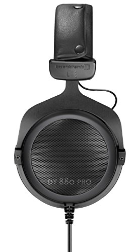 beyerdynamic dt 880 250 ohm pro auriculares de estudio semiabiertos, negro 