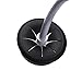 zapour UU-Buy 5 Pack Black Flexible Wire Organizer Desk Grommet for Wires Cords