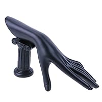 Vipeco Mannequin Hand Finger Jewelry Ring Bracelet Display Stand Holder(Black)