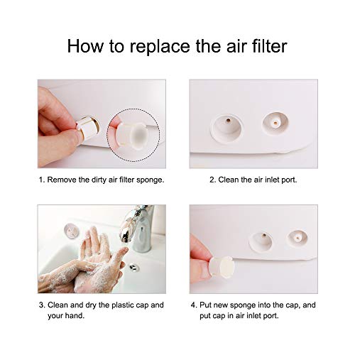 10 pcs Replacement Air Filter Sponge for Compressor System Accessories