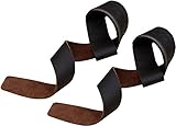 RDX Leather Weight Lifting Gym Straps Crossfit Wrist Wraps Hand Bar Bodybuilding Training Workout