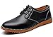 DADAWEN Men's Classic Modern Lace Up Leather Oxford Dress Shoes