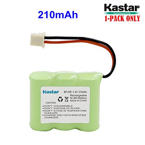 Kastar Battery (1-PACK) for Dogtra Receiver 175NCP, 200NCP, 202NCP 280NCP 282NCP, 300M, 302M, 7000M, 7002M Dogtra BP-20R BP20R fits NCP180 NCP200 NCP202 NCP210 Remote Controlled Dog Training Collar
