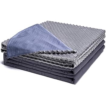 Amazon.com: Kpblis Weighted Blanket with Cover 15 lbs 48" x 72" for 130