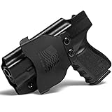 Concealment Express OWB Paddle KYDEX Holster (Black) - Outside Waistband - Adjustable Cant & Posi-Click Retention - 100% US Made