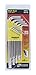Bondhus 16937 Set of 13 Balldriver L-wrenches with BriteGuard Finish, Long Length, sizes .050-3/8-Inch
