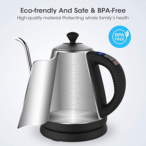 Doctor Hetzner Electric Kettle Gooseneck Electric & Stainless Steel