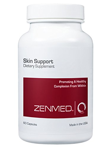 ZENMED Skin Support Supplement, Best All Natural Rosacea Treatment 60 Capsules