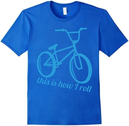 Men's This is how i roll - Xgame bike T-shirt Small Royal Blue