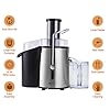 PureMate-1000W-NaturoPure-Powerful-Whole-Fruit-and-Vegetable-Juice-Extractor-Centrifugal-Juicer-Machine-with-2-Speed-Settings-BPA-Free-75MM-Wide-Mouth-with-1L-Juice-Jug-2L-Pulp-Container PureMate Juicer Machines, 1000W Powerful Juicer Extractor Quick Juicing for Whole Fruit and Vegetable, BPA-Free with 2…