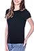 Smallshow 3 Pcs Maternity Nursing T-shirt Modal Short Sleeve Nursing Top Black/Blue/Grey,Large