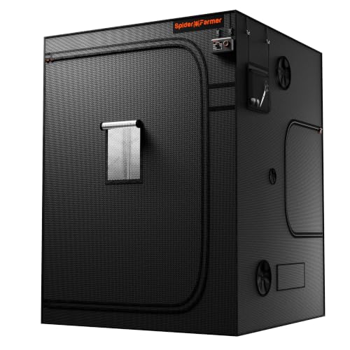 Spider Farmer Growzelt 150x150x200cm, Grow Tent für Indoor-Pflanzenanbau
