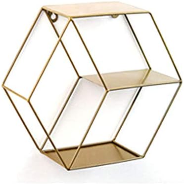 Dreamseeker Metal Storage Baskets Display Racks, Vintage Wall Shelf Wall Mounted Storage Baskets for Bathroom, Living Room