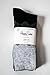 Happy Socks Men's Combed Cotton Socks, Pack of 4 (One Size, Black & Gray)