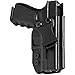 Concealment Express IWB KYDEX Holster (Black) - Inside Waistband - Adj. Cant & Posi-Click Retention - Claw Compatible - 100% US Made