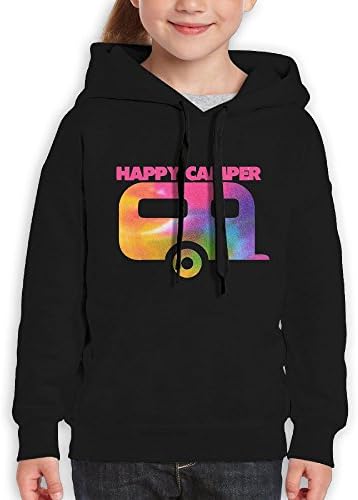 Yunandaj 1Happy Camper (2) Teenagers Hoodie XL