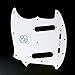 Custom 3 Ply Guitar Pickguard Fits Mustang Classic Series,4ply White Pearl