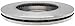 ACDelco Silver 18A1625A (19261797) Non-Coated Front Disc Brake Rotor