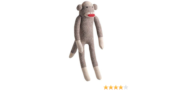 stuffed monkey dog toy
