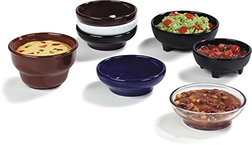 Carlisle 087502 Melamine Salsa Dish, 5 oz. Capacity, White (Case of 48) - Thumbnail 7