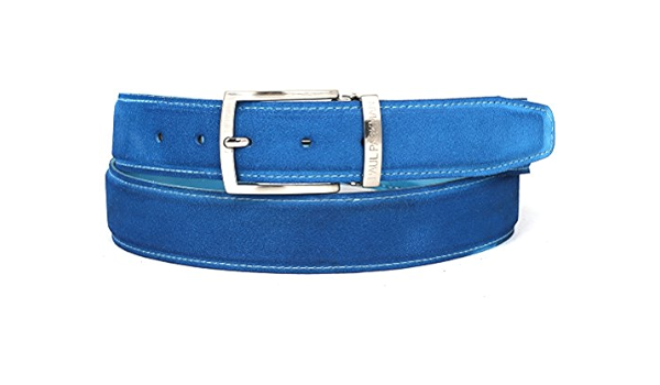 blue suede belt