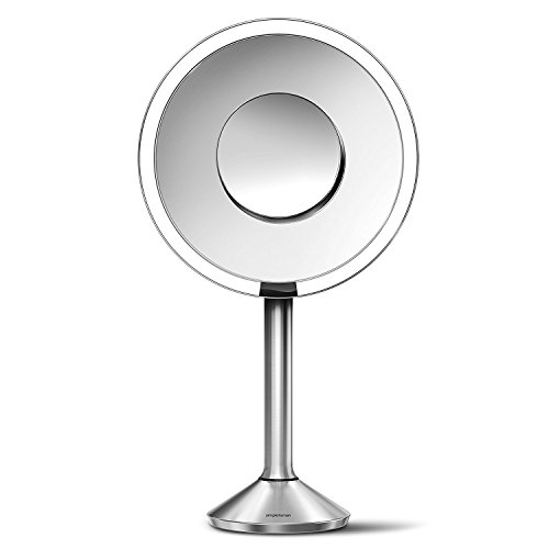 simplehuman 8 Inch Round Sensor Mirror Pro (Adjustable Color