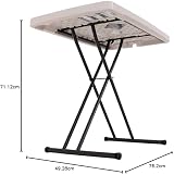 LIFETIME 30-Inch Adjustable Height Personal Table Almond view 11