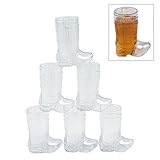 Plastic Mini Cowboy Boot Glasses (1 dozen)