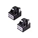 Teenitor 2 PCS QP2-4R7 4.7 Ohm 1 Pin Refrigerator PTC Starter Relay Black