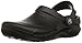 crocs Unisex Specialist Clog, Black, 6 US Men / 8 US Women