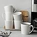 DOWAN Large Coffee Mugs Set, 18 OZ White Coffee Mug Set of 6, Ceramic Mugs with Large Handle for Coffee Tea Cocoa, Dishwasher Safe, Chip-free, DIY Paint, Ideal Gift for Morning, Party