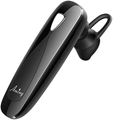 AMINY A16 Bluetooth Headset Bluetooth 4.2 with Microphone Noise Canceling Wireless Handsfree Headsets for iPhone&Android Bluetooth Devices(black)