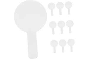 HOMOBABE 10pcs Double Sided Dry Erase Whiteboards for Students Portable Handheld Classroom Voting Boards with