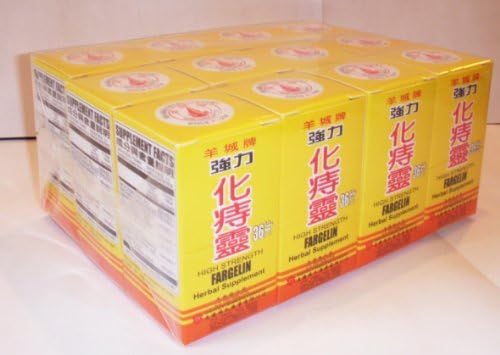 High Strength Fargelin 36 Tablets Per Bottle - 12 PAK by Fargelin