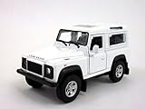 Land Rover Defender 1/32 Scale Diecast Metal Model - WHITE