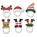 Whimsical Christmas Feet and Hats Cupcake Rings - 24 pc