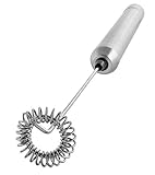 KUKPO (TM) High Quality Stainless Steel Milk Frother- CE, ROHS, LFGB Certified - Well Detailed User Manual - Perfect For Homes, Cafés, And Restaurants - 2 AAA Batteries Not in Included