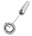 KUKPO (TM) High Quality Stainless Steel Milk Frother- CE, ROHS, LFGB Certified - Well Detailed User Manual - Perfect For Homes, Cafés, And Restaurants - 2 AAA Batteries Not in Included