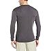 100% Merino Wool - Men's Midweight Long Sleeve Crew Shirt - Thermal Base Layer - Big and Tall Options - NO Itch Renewable Fabric Charcoal Gray - X-Large