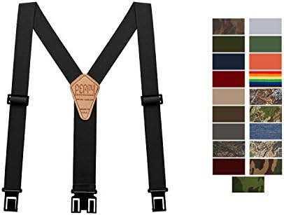 Perry Hook-On Belt Suspenders - The Original All Colors, Regular and Big & Tall