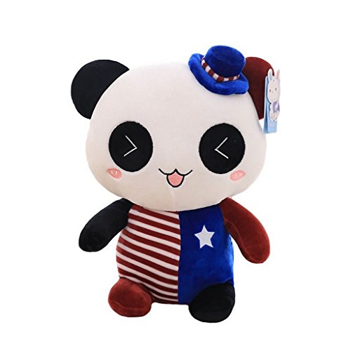 7" Cute Baby Panda Plush Toy Stuffed Panda Bear Plushie Gift Panda Doll Ornament